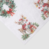 大規模な装飾的なクリスマスのイラストの切り離し 薄葉紙 (詳細)