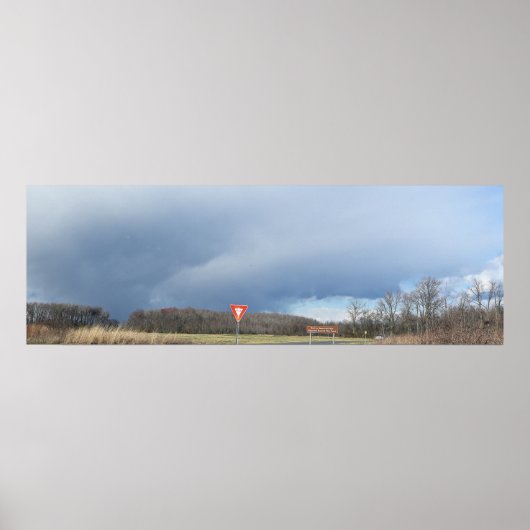 大規模な雲の避難場所のポスター ポスター (正面)