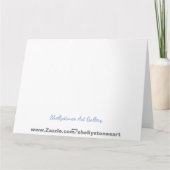 大規模な「ハッピーバースデー」のパーソナライズ カード (裏面)