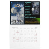 大規模な〔占星術の〕十二宮図とチャクラカレンダー カレンダー (2月 2026)