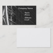 大規模の建築現場 名刺 (正面/裏面)