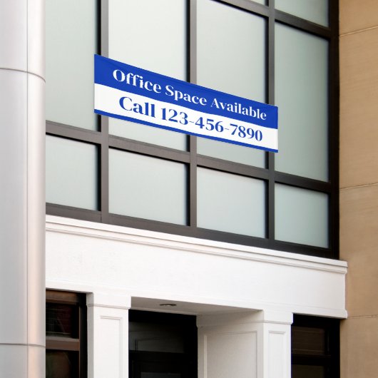 大規模オフィスリース商業実在財産 横断幕 (ビルの外側)