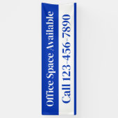 大規模オフィスリース商業実在財産 横断幕 (縦)