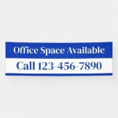 大規模オフィスリース商業実在財産 横断幕 (横)