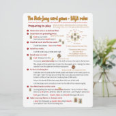 大規模プリントカードゲームルール – 準遊備 招待状 (スタンド正面)