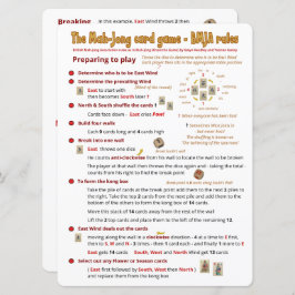 大規模プリントカードゲームルール – 準遊備 招待状