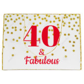 大規模抱き枕 – マイルストーン金ゴールド ラージペーパーバッグ (正面)