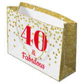 大規模抱き枕 – マイルストーン金ゴールド ラージペーパーバッグ (裏面アングル)