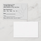 大規模簡単読対予算アポイントメントカード 名刺 (正面/裏面)