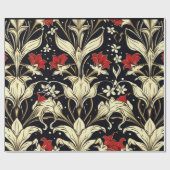 大規模花柄ラッピング紙 ラッピングペーパー (フラット)