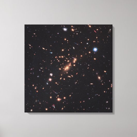 大規模銀河系クラスタMac J2129-0741 キャンバスプリント (正面)