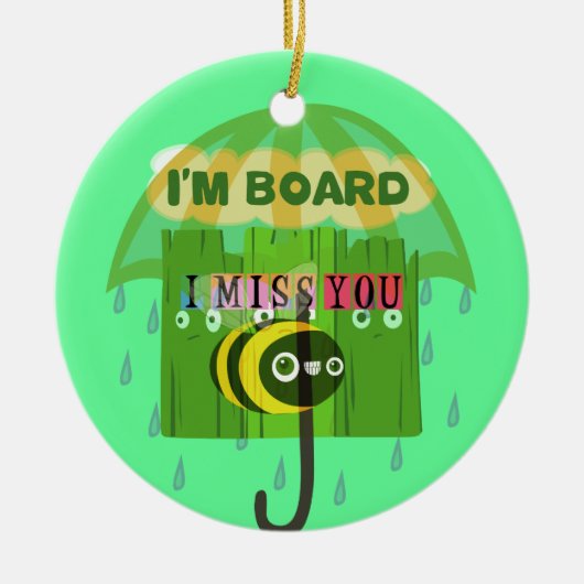 大話口よ恋しく思り セラミックオーナメント (正面)