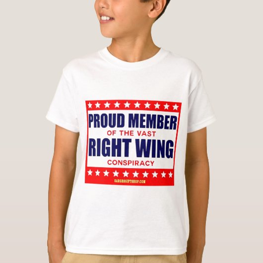 大誇りを持ったきな右翼陰謀のメンバー Tシャツ (正面)