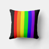 大誇りを持ったきな2レインボーファインアート枕 クッション (裏面)