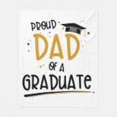 大誇りを持った学パパ フリースブランケット (正面)