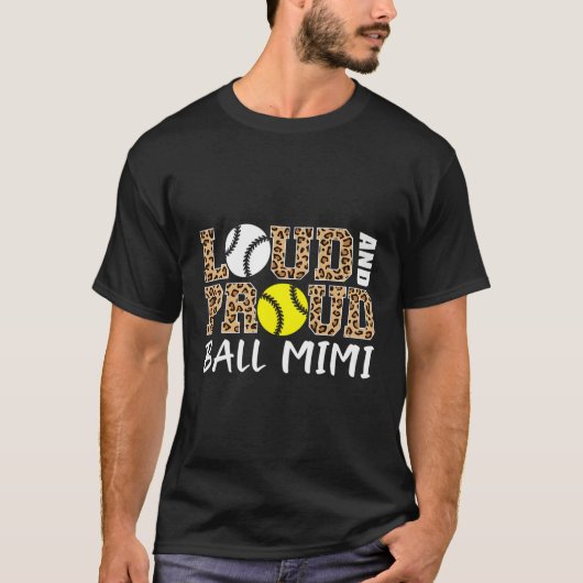 大誇りを持った球野球ソフトボール耳球耳見 Tシャツ (正面)