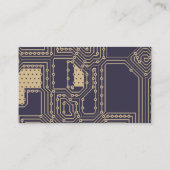 大豆および日食ギーク技術名刺 名刺 (裏面)