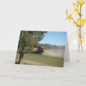 大豆の収穫時期 カード (黄色い花)