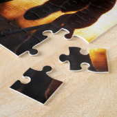 大豆の日没 ジグソーパズル (側面)