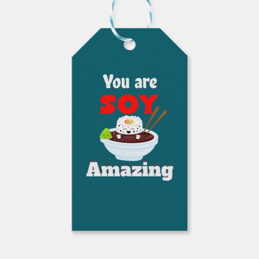 大豆アメージングかわいいすし ギフトタグ (正面)