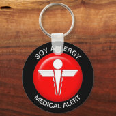 大豆アレルギー キーホルダー (正面)