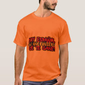 大豆エスパニョ¿ル静かな雰囲気のテガネ? Tシャツ (正面)