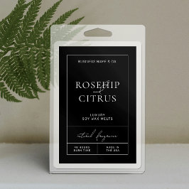 大豆エレガントワックスは垂直3x2長方形ラベルを溶融 フードラベル