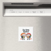 大豆ハッピーズすしかわいい食日本の品 マグネット (インサイチュ (食洗機))