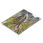 大豆プラント接写スパイラルフォトノート ノートブック (左側)