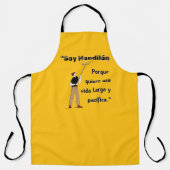 大豆マンディロンポルケキエロウナヴィダラルガイパシフィ エプロン (正面)