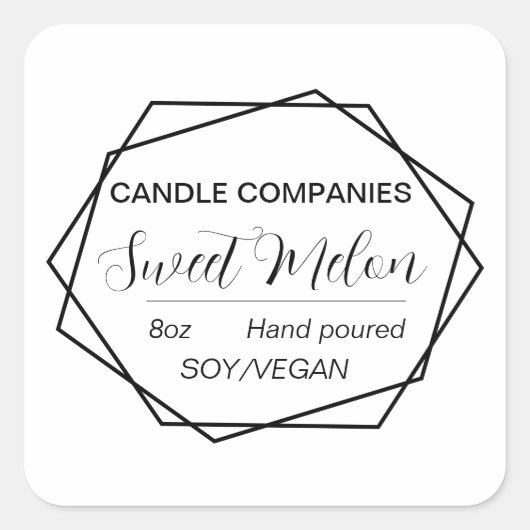 大豆モダンビーガンローソンドメーカー事業 スクエアシール (正面)