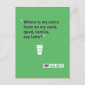 大豆ラテ ポストカード (正面)