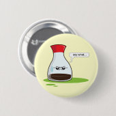 大豆何 缶バッジ (正面&裏面)