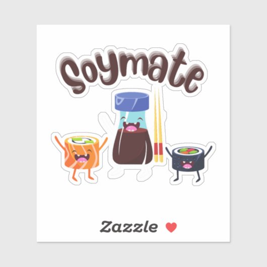 大豆寿司 シール (シート)