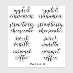 大豆澄んろうそく及び石鹸の香りラベル シール