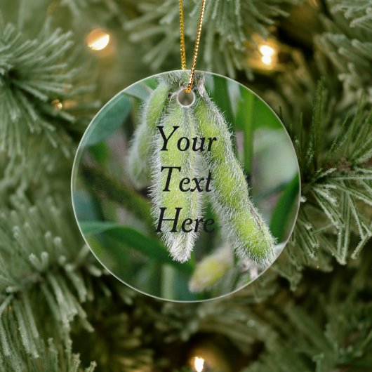 大豆農業植物農業テンプレート セラミックオーナメント (ツリー)