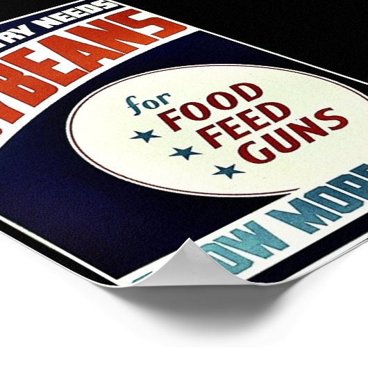 大豆 ポスター (角)