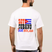 大豆CUBANO yのqueのBolaaaのワイシャツ Tシャツ (裏面)