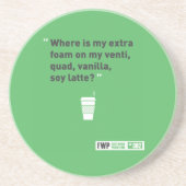 大豆Latté コースター (正面)