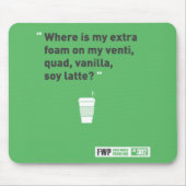 大豆Latté マウスパッド (正面)