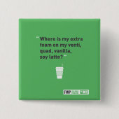 大豆Latté 缶バッジ (正面)