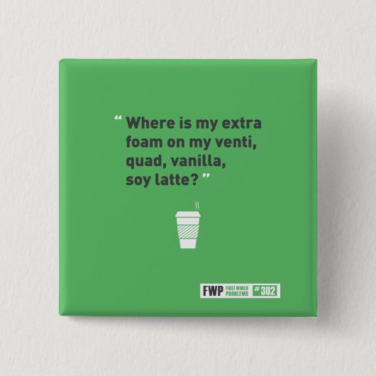 大豆Latté 缶バッジ (正面)