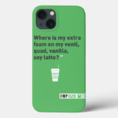 大豆Latté Case-Mate iPhoneケース (裏面)