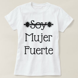 大豆Mujer Fuerte Tシャツ