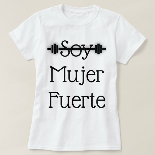 大豆Mujer Fuerte Tシャツ (デザイン正面)