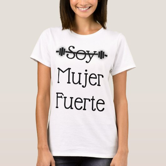 大豆Mujer Fuerte Tシャツ (正面)