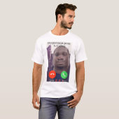 大豚肉がジョン・ポーク・ミーム・ジョークを変と呼んでいる Tシャツ (正面フル)