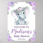 大象ウェルカムサイン、ガールシャワーポスター ポスター (正面)