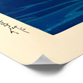 大賀半島の孔雀洞窟(河瀬蓮井) ポスター (角)