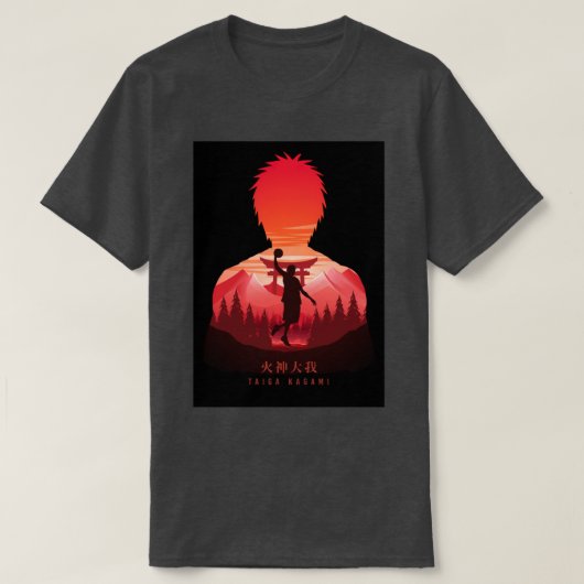 大賀鏡黒子馬助 Tシャツ (デザイン正面)